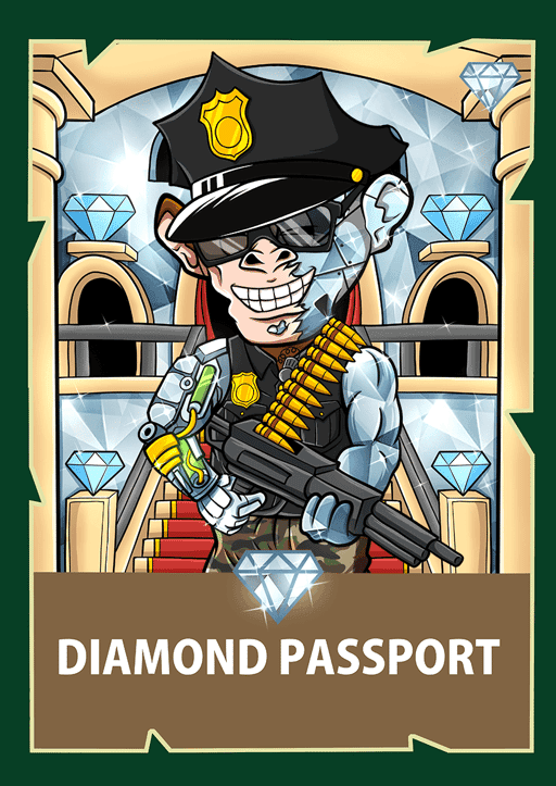 Chimpzee Diamond Passport #28