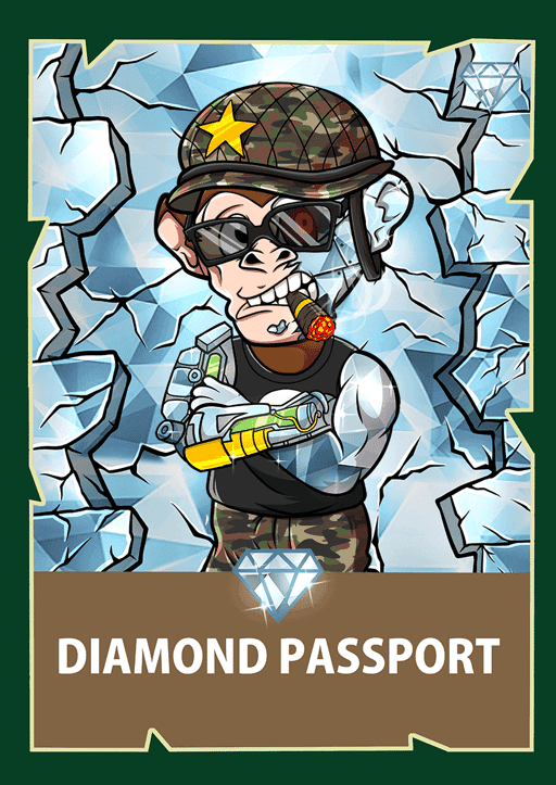 Chimpzee Diamond Passport #267