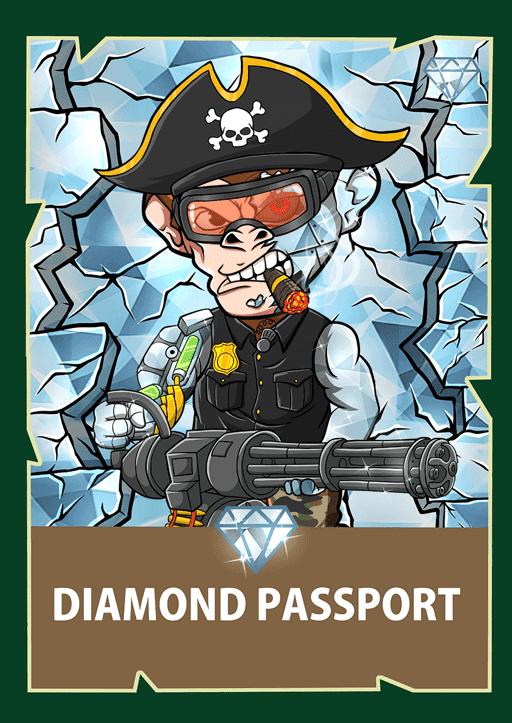 Chimpzee Diamond Passport #36