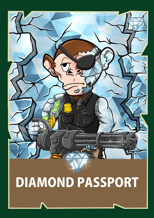 Chimpzee Diamond Passport #504