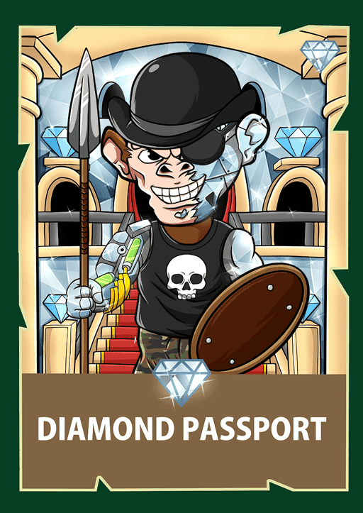 Chimpzee Diamond Passport #898