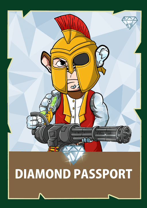 Chimpzee Diamond Passport #68