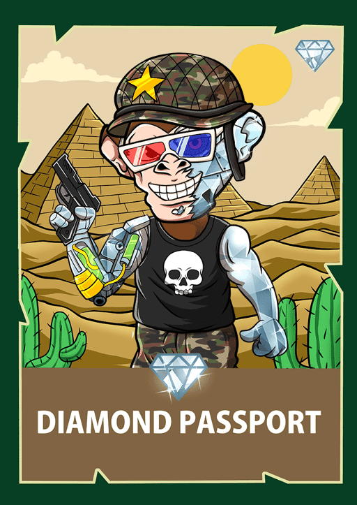 Chimpzee Diamond Passport #40