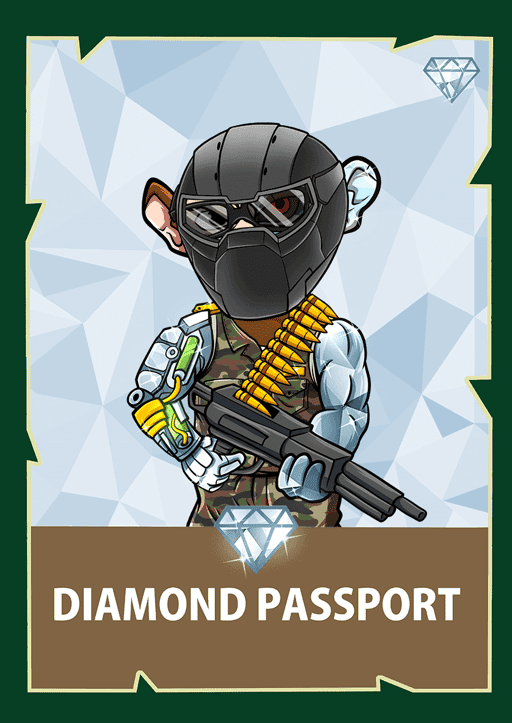 Chimpzee Diamond Passport #741