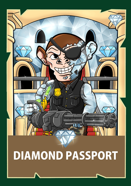 Chimpzee Diamond Passport #549