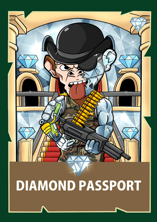 Chimpzee Diamond Passport #775