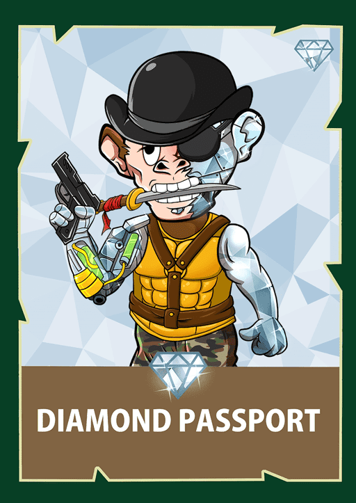 Chimpzee Diamond Passport #43