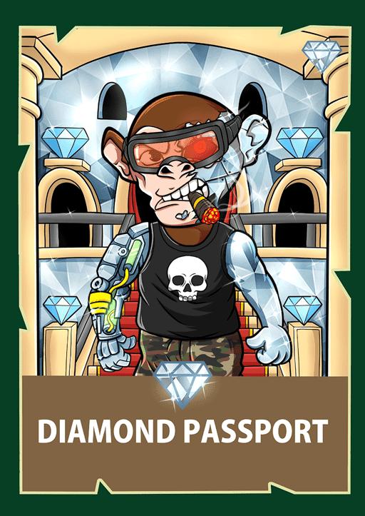 Chimpzee Diamond Passport #935