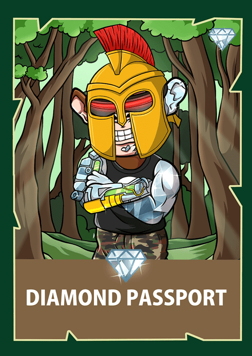 Chimpzee Diamond Passport #590