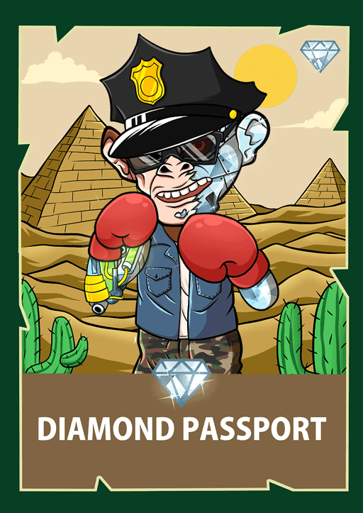 Chimpzee Diamond Passport #45