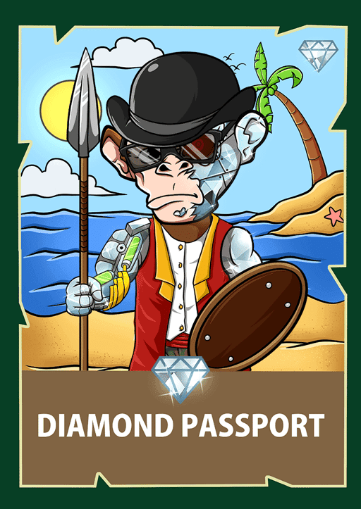 Chimpzee Diamond Passport #229