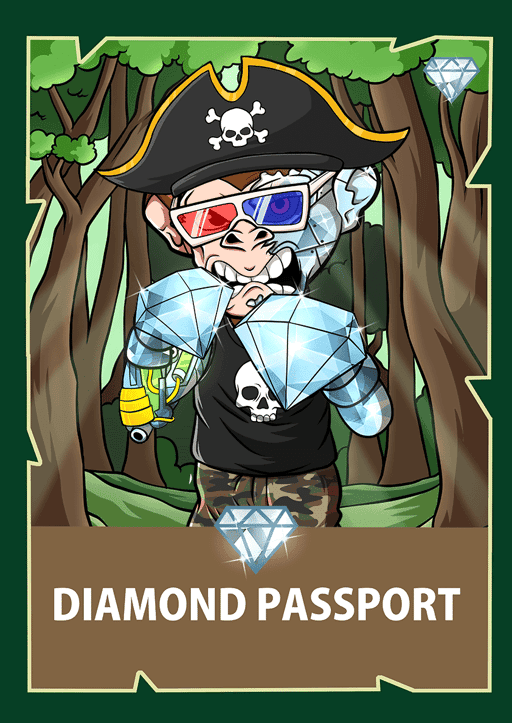 Chimpzee Diamond Passport #882