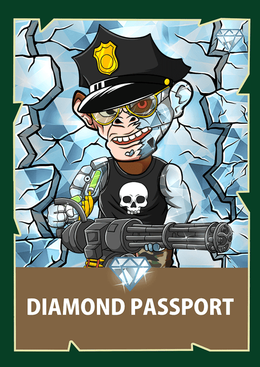 Chimpzee Diamond Passport #313