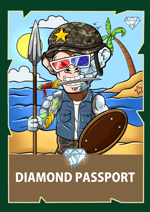 Chimpzee Diamond Passport #702