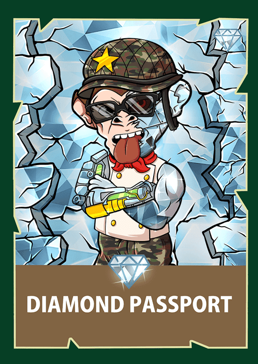 Chimpzee Diamond Passport #865