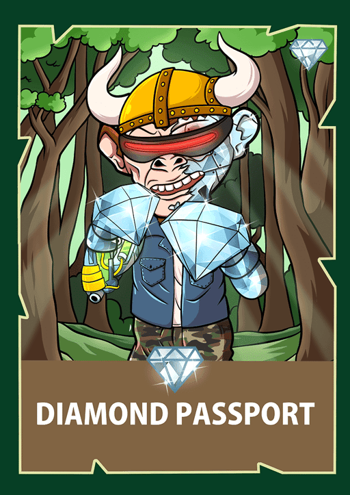 Chimpzee Diamond Passport #463