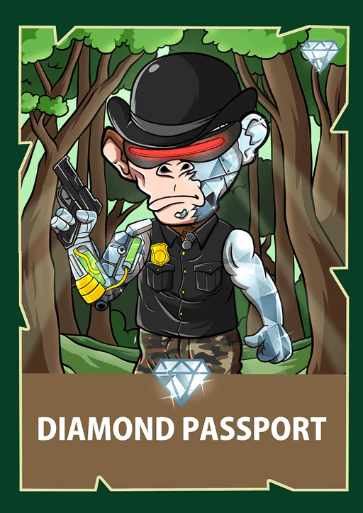 Chimpzee Diamond Passport #601