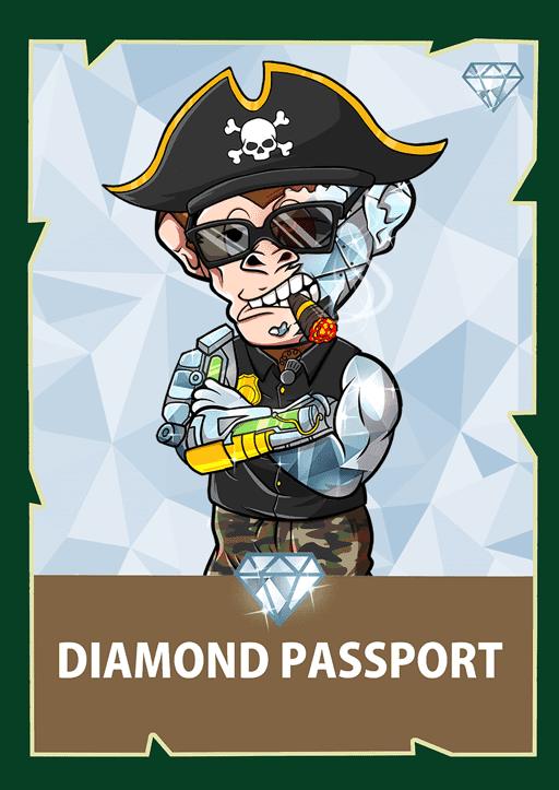 Chimpzee Diamond Passport #454