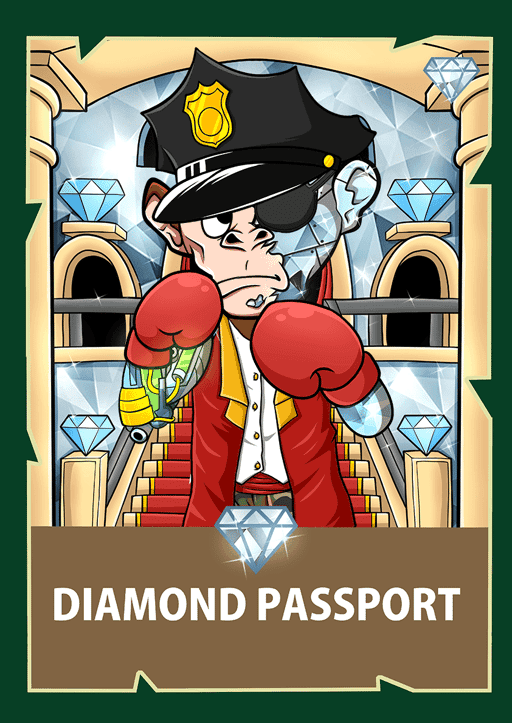 Chimpzee Diamond Passport #123