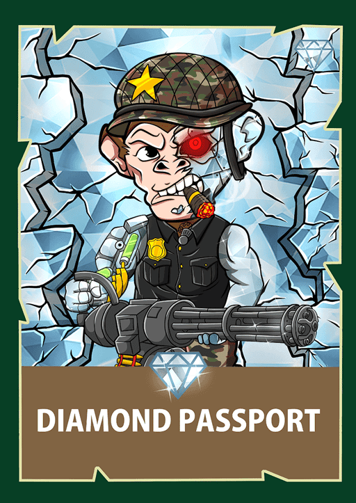 Chimpzee Diamond Passport #483