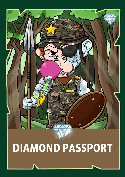 Chimpzee Diamond Passport #85