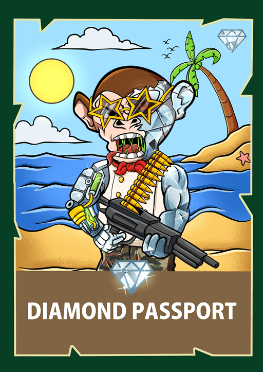 Chimpzee Diamond Passport #649