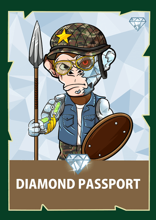 Chimpzee Diamond Passport #286