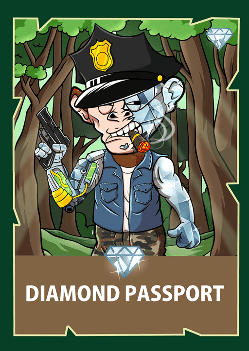 Chimpzee Diamond Passport #559