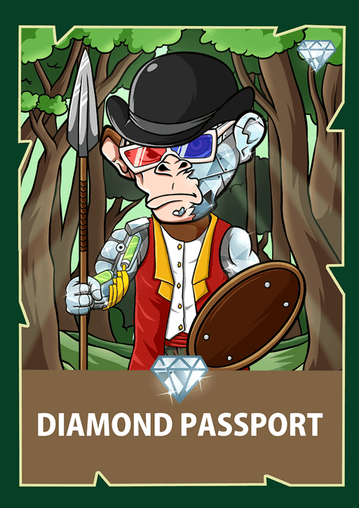 Chimpzee Diamond Passport #180