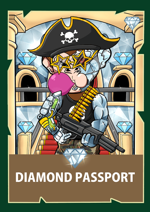 Chimpzee Diamond Passport #57