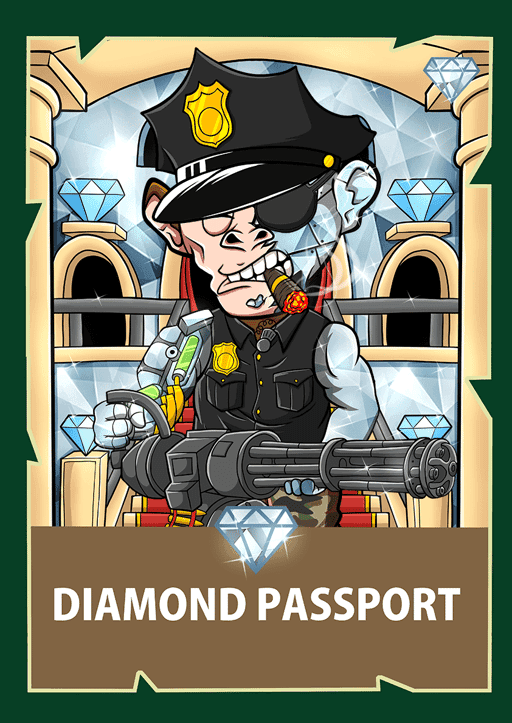 Chimpzee Diamond Passport #8