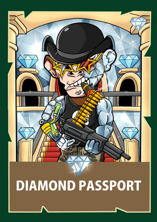 Chimpzee Diamond Passport #787