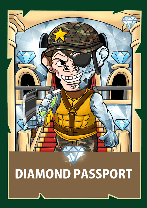 Chimpzee Diamond Passport #291