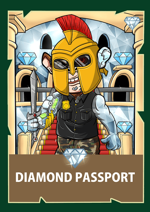 Chimpzee Diamond Passport #749