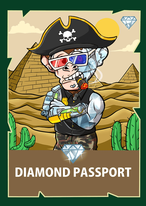 Chimpzee Diamond Passport #703