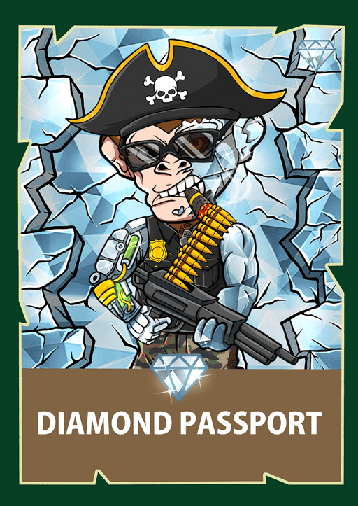 Chimpzee Diamond Passport #677