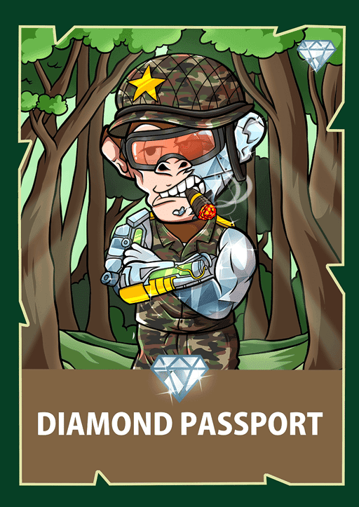 Chimpzee Diamond Passport #35