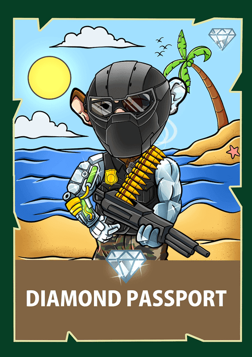 Chimpzee Diamond Passport #34