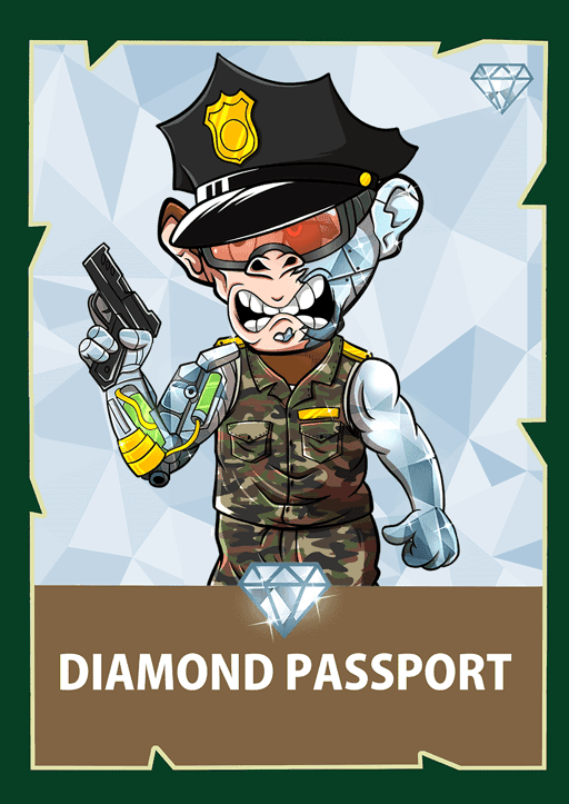 Chimpzee Diamond Passport #567