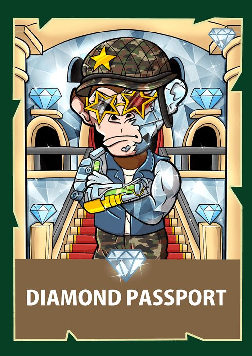 Chimpzee Diamond Passport #96