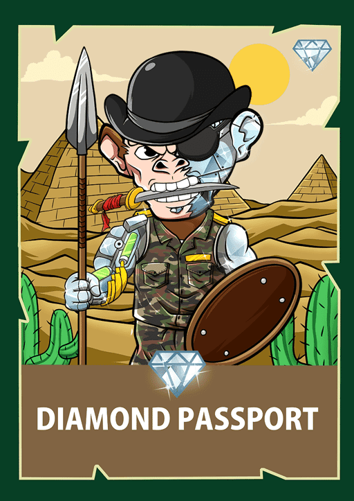 Chimpzee Diamond Passport #282