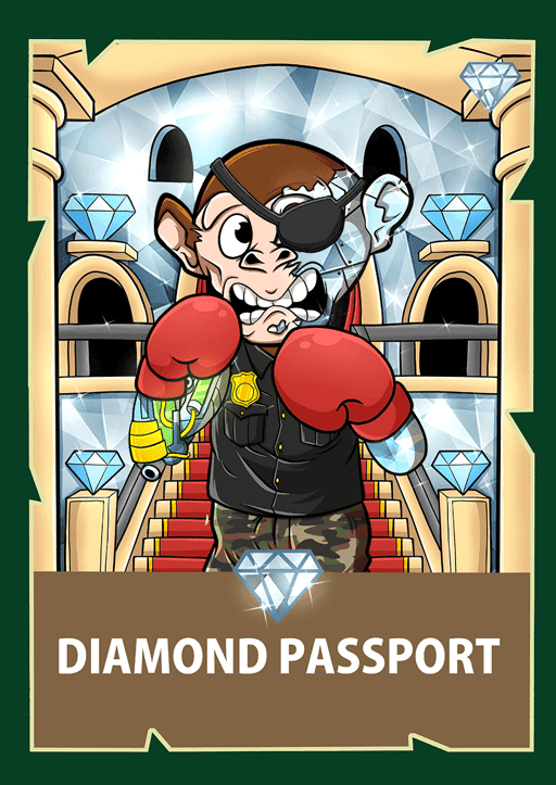 Chimpzee Diamond Passport #12