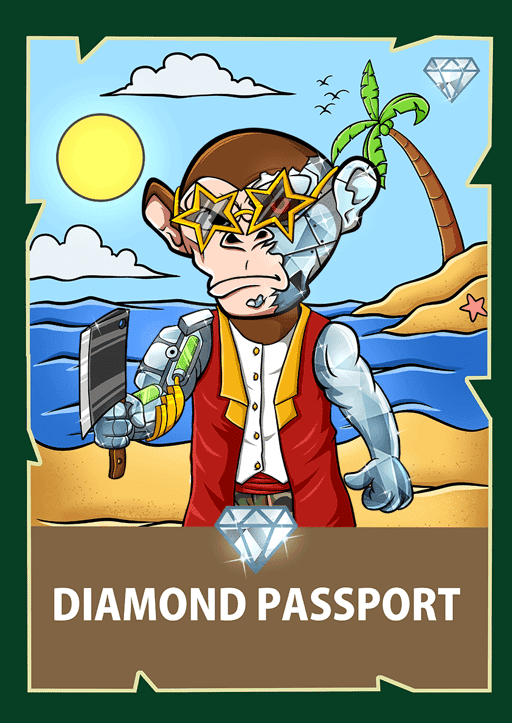 Chimpzee Diamond Passport #130