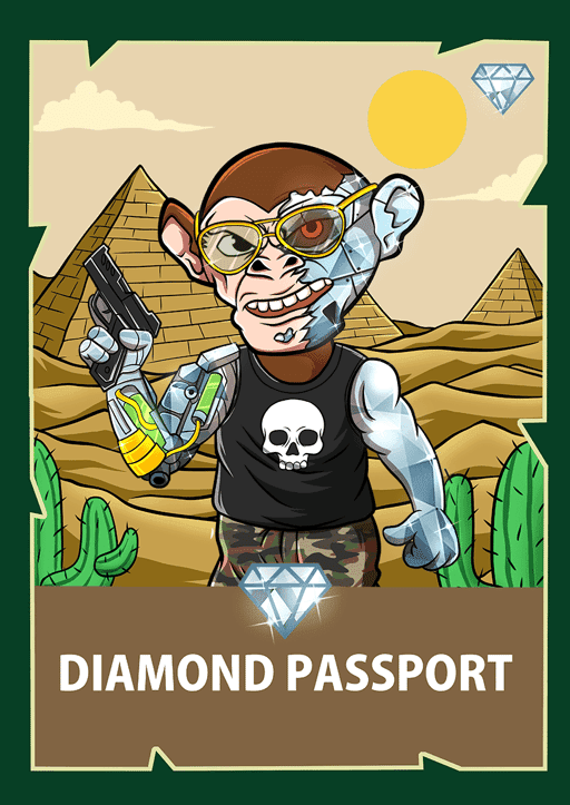 Chimpzee Diamond Passport #850