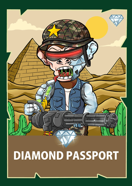 Chimpzee Diamond Passport #595