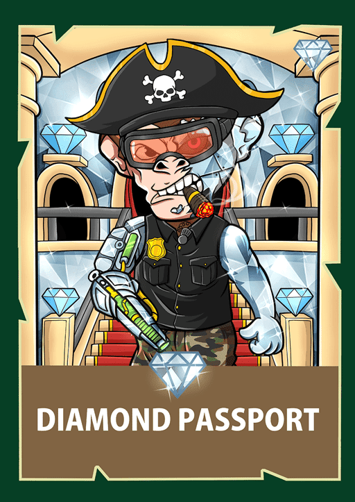 Chimpzee Diamond Passport #401