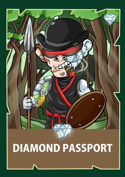 Chimpzee Diamond Passport #709