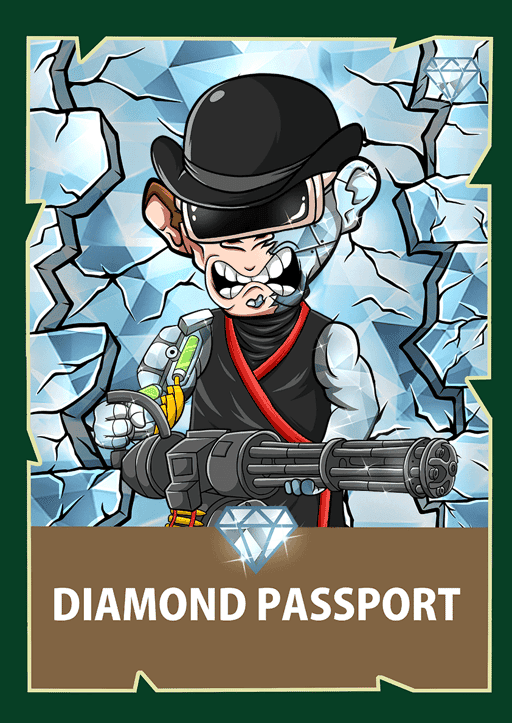 Chimpzee Diamond Passport #842