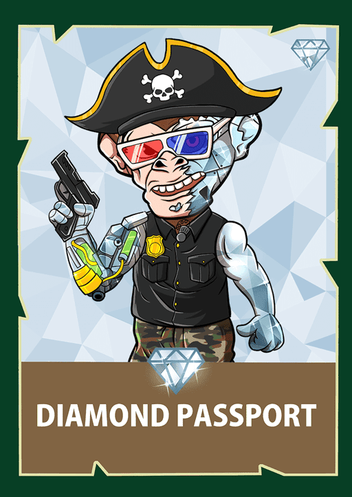 Chimpzee Diamond Passport #11