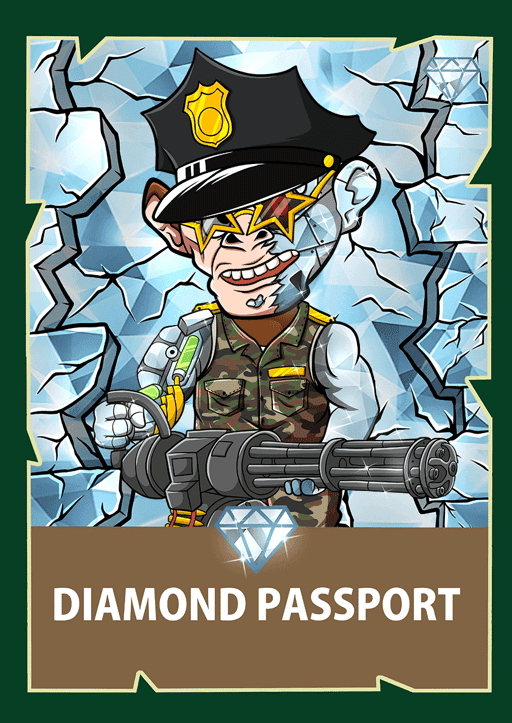 Chimpzee Diamond Passport #13